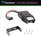Tekonsha 9030 Voyager Electronic Brake Control , Black