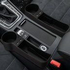 1PC Car StoraBox, Car Seat Gap Organizer Car Seat Clip Slot StoraBox Dual USB Charger Multifunctional Water Cup Holder StoraBox