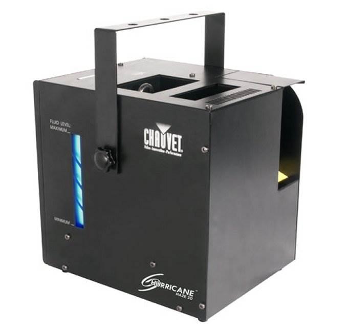 CHAUVET Hurricane Haze 2D Water-Based DJ Fog Machine w/Remote + 4 Pack Fluid
