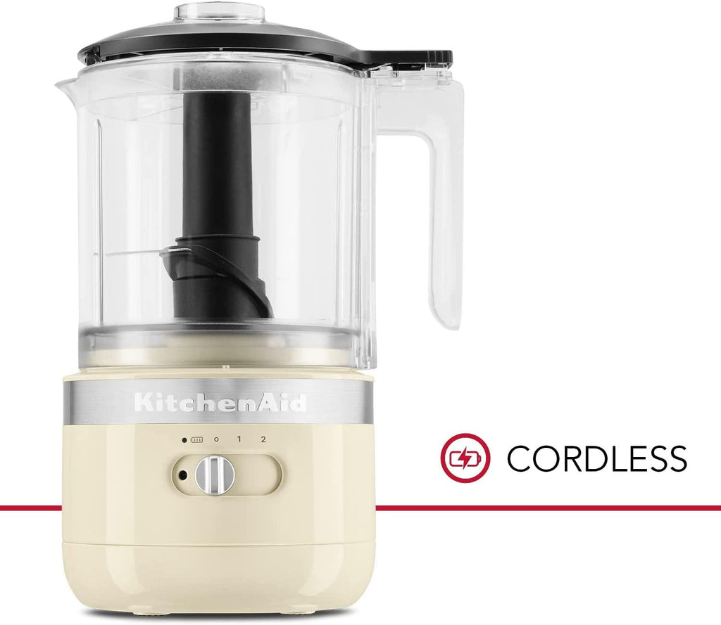 KitchenAid Cordless 5 Cup Food Chopper, KFCB529QAC Almond Cream