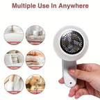Say Goodbye To Lint Balls &amp; Fuzz - Rechargeable Portable Electric Lint Remover