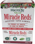 MacroLife Naturals Miracle Reds 5ct Survival Bundle - Superfood Powder - 4 x 30oz (360 Servings) + 12 Packet Travel Box