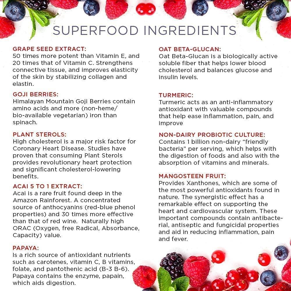 MacroLife Naturals Miracle Reds 5ct Survival Bundle - Superfood Powder - 4 x 30oz (360 Servings) + 12 Packet Travel Box