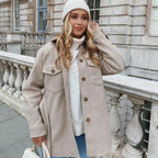 belted long sleeve coat