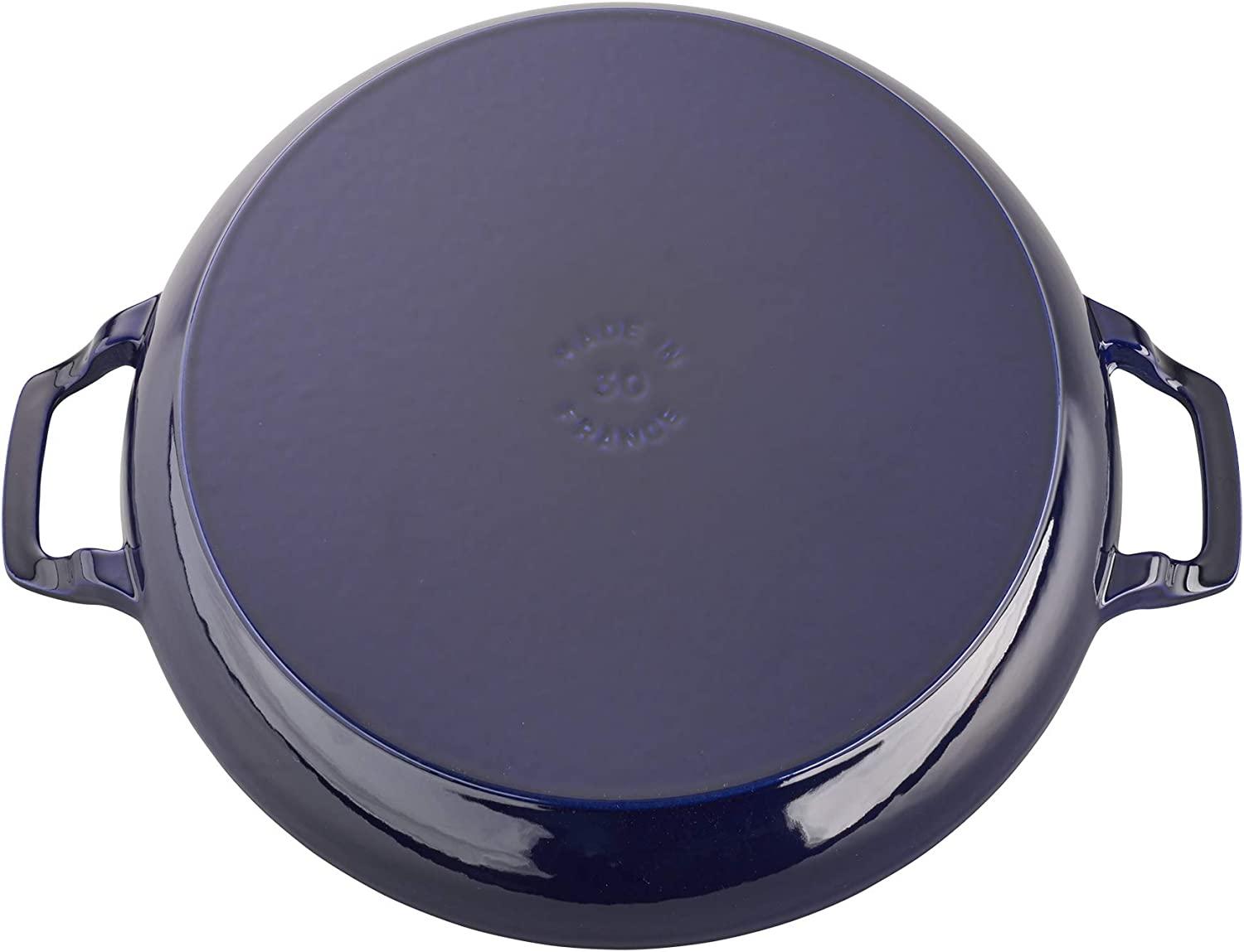 Staub Cast Iron 3.5-qt Braiser - Dark Blue, Made in France