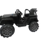 12V Power Kids Ride-On Car Truck with R/C Parental Remote + Rubber Wheels + Leather Seat + MP3 Music Player + LED Lights (Black)