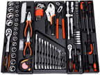 Auto/Home Repair Tool Kit Hand Household Repair Tools Set Set Includes – Socket Set, Wrench (Tool Kit for Home, Office, or Car)