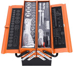 Auto/Home Repair Tool Kit Hand Household Repair Tools Set Set Includes – Socket Set, Wrench (Tool Kit for Home, Office, or Car)