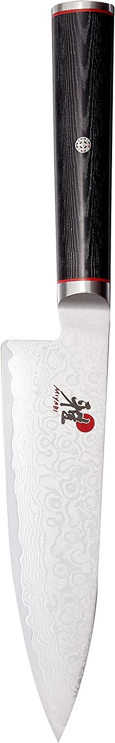 Miyabi Kaizen Chef's Knife, 6 Inch, Black
