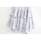 pleated ruffle skirt