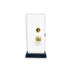 Brass Mortise Entry Gate Right Hand Door Lock Set with 2.5 in. Backset and 2 SC1 Keys