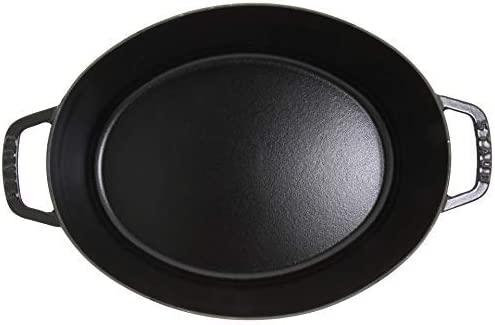 Staub Cast Iron 7-qt Oval Cocotte - Matte Black, Made in France
