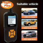 Car OBD2 Scanner Check Engine Light Fault Code Reader Battery VoltaRead Tool For All OBD II Protocol Vehicles Since 1996 Color Screen V318