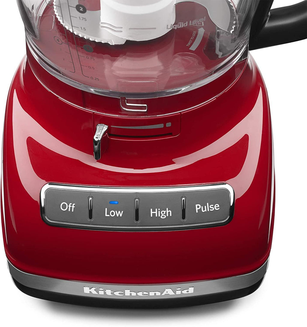 KitchenAid KFP1466ER 14-Cup Food Processor with Exact Slice System and Dicing Kit - Empire Red