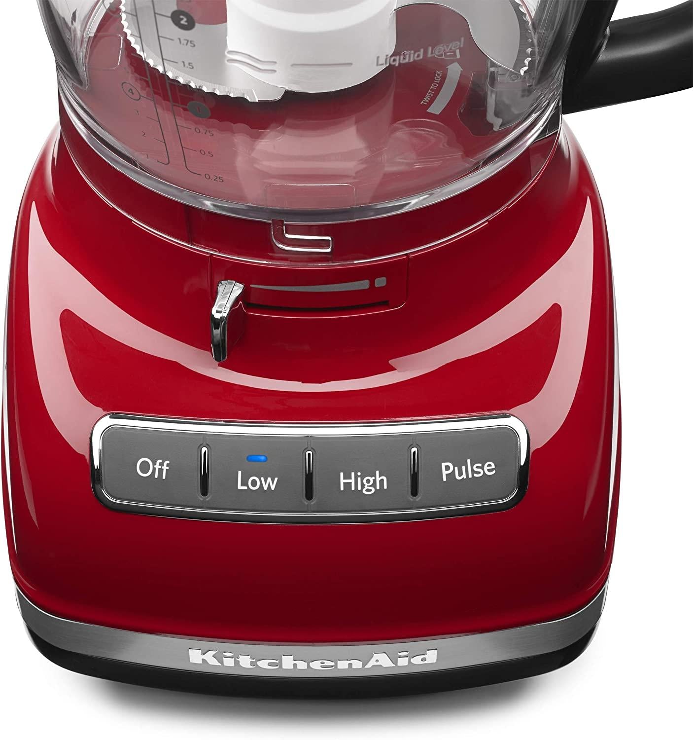 KitchenAid KFP1466ER 14-Cup Food Processor with Exact Slice System and Dicing Kit - Empire Red