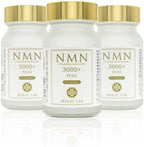 NMN β-Nicotinamide Mononucleotide Pure 3000 Plus.  Original 3-Bottle Set