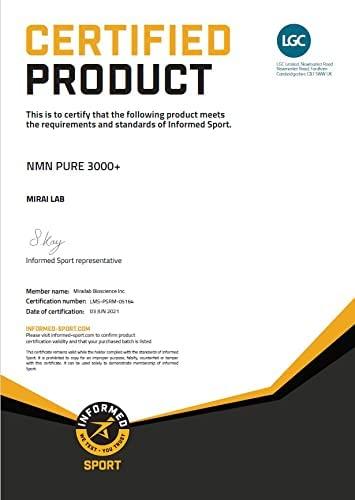 NMN Pure 3000 Plus. Mirailab Bioscience