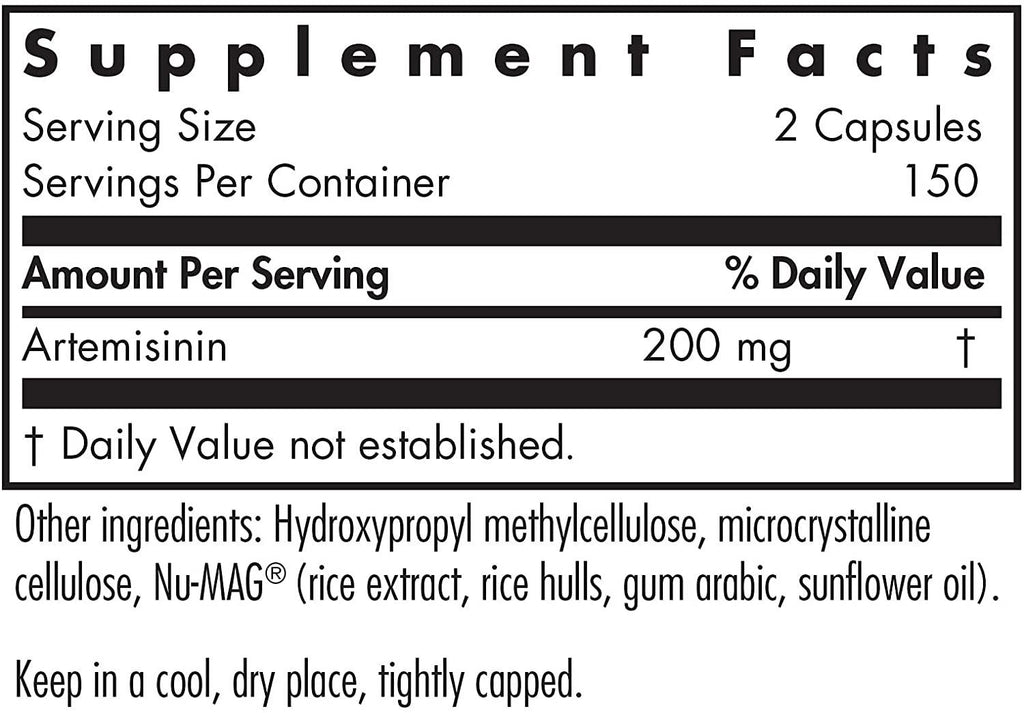 NutriCology Artemisinin - Immune, Balancer - 300 Vegetarian Capsules