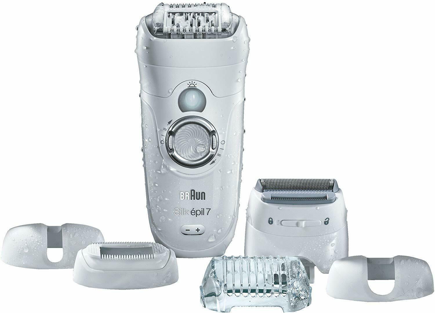 and Dry Epilator Low Price  Silk-Epil 7 7-561 Epilator with 8 Extras