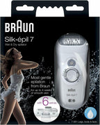 and Dry Epilator Low Price  Silk-Epil 7 7-561 Epilator with 8 Extras