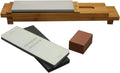ZWILLING J.A. Henckels 6-pc Glass Water Stone Sharpening Set, 16", Brown