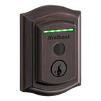 Halo Touch Venetian Bronze Traditional Fingerprint Wi-Fi Electronic Smart Lock Deadbolt Featuring SmartKey Security