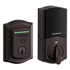 Halo Touch Venetian Bronze Traditional Fingerprint Wi-Fi Electronic Smart Lock Deadbolt Featuring SmartKey Security