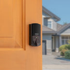 Halo Touch Venetian Bronze Traditional Fingerprint Wi-Fi Electronic Smart Lock Deadbolt Featuring SmartKey Security