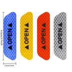 Boost Your Car's Safety &amp; Visibility With 4PCS Reflective Stickers!