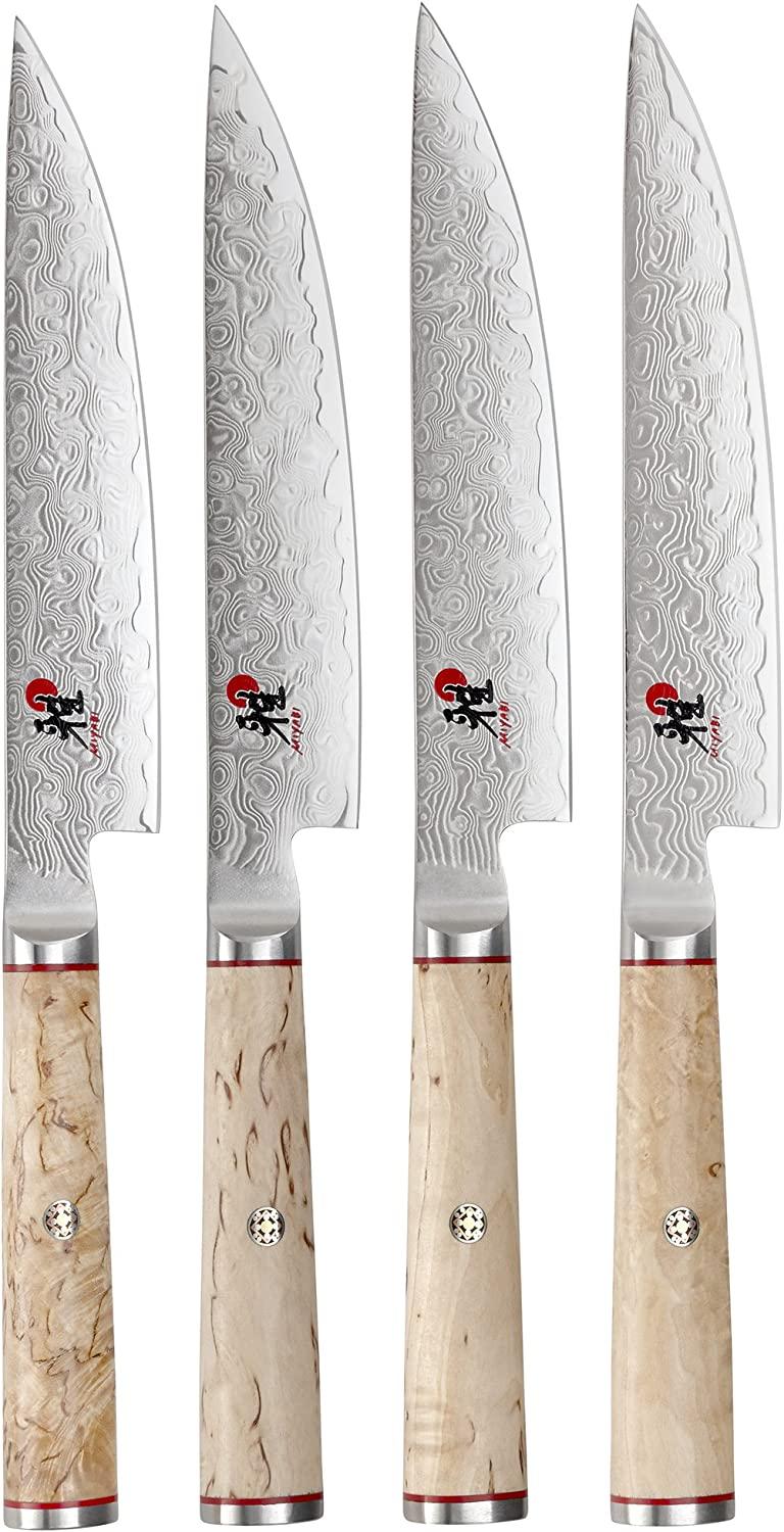 Miyabi Birchwood SG2 4-pc Steak Knife Set