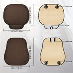 Flax Car Seat Cover Protector Linen Front Back Cushion Protection Car Seat Pad Mat Backrest Automobiles Front Backrest Seat Cushion