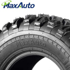 MaxAuto 2 Pcs All Trail Tire 22x11.00-10 Lawn Mower Golf Cart Tire for Hilly Terrian 6Ply