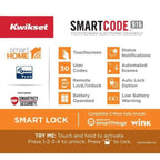 Z-Wave SmartCode 916 Touchscreen Venetian Bronze Single Cylinder Electronic Deadbolt Featuring SmartKey Security