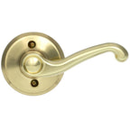Flair Bright Brass Right Handed Dummy Door Lever