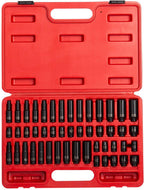 Sunex 3580, 3/8 Inch Drive  Impact Socket Set &amp; 1848, 1/4 Inch Drive  Impact Socket Set, 48-Piece, SAE/Metric, 3/16 Inch - 9/16 Inch, 4mm - 15mm, Standard/Deep