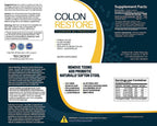 Bulk Buy Colon Restore - 2800 Count Blend of Colon Cleanse & Probiotic in a Clear Square Grip Jar