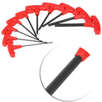 T Handle Hex Key Set Metric And Or SAE 10 To 20pcs Allen Allan Keys T Bar Wrench With Stand