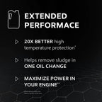 Mobil 1 Extended Performance Full Synthetic Motor Oil 0W-20, 5 Quart