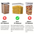 4/8/10pcs Airtight Food StoraContainers Set With Lids,BPA Plastic Kitchen And Pantry Organization Canisters For Cereal Flour,Sugar,with Labels