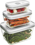 ZWILLING Fresh & Save 3-pc Glass Food Storage Container, Meal Prep Container, Assorted Sizes