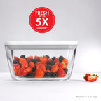 ZWILLING Fresh & Save 3-pc Glass Food Storage Container, Meal Prep Container, Assorted Sizes