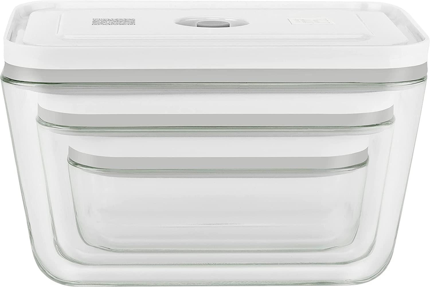 ZWILLING Fresh & Save 3-pc Glass Food Storage Container, Meal Prep Container, Assorted Sizes