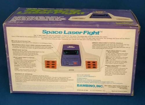 Banbino LCD SPACE LASER FIGHT Handheld Game Watch LSI From Japan