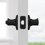 Balboa Matte Black Privacy Bed/Bath Door Lever