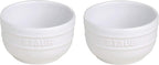 STAUB Ceramics Prep Bowl Set, 2-piece, White