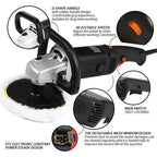 7" Car Polisher Waxing Machine