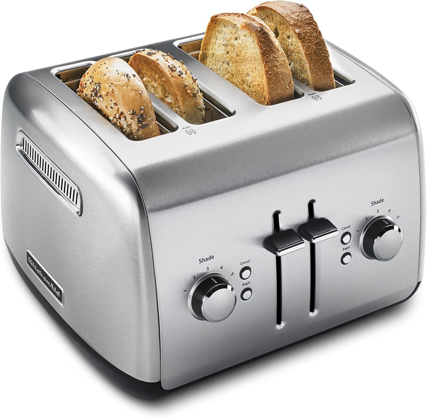 KitchenAid KMT4115SX Stainless Steel Toaster, Brushed Stainless Steel
