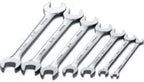 7 Piece SuperKrome Metric Open End Wrench Set Tools Equipment Hand Tools