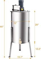 LETRA Electric Honey Extractor Separator,  Steel Honeycomb Spinner, Honeycomb Bee Frame Spinner Beekeeping Extraction Apiary CentrifuEquipment