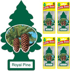 LITTLE TREES Air Fresheners Car Air Freshener. Hanging Tree Provides Long Lasting Scent for Auto or Home. Royal Pine, 24 Air Fresheners